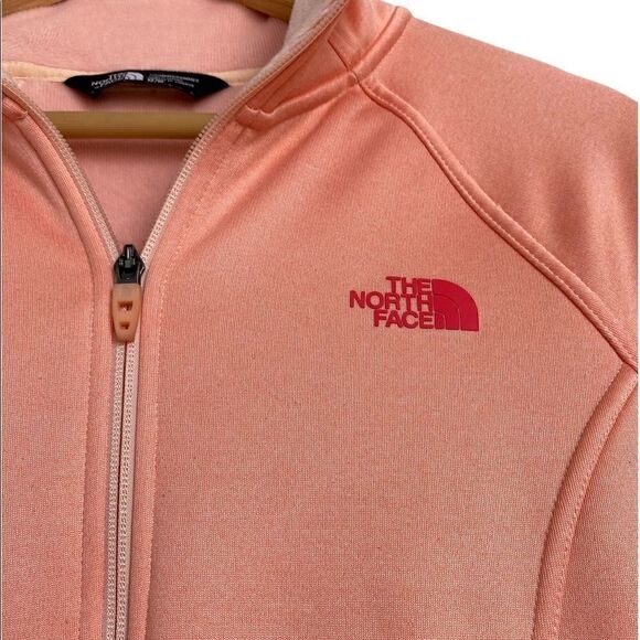 Women's The North Face Agave Full Zip Tropical Peach Heather Size Medium - Picture 2 of 6